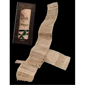 WETA Collectibles- Réplique Contrato Saqueador WETA Workshop-Hobbit-The Burglar Contract of Bilbo Baggins (Miniature Prop Replica), 3064102617, Mulitcolor pas cher