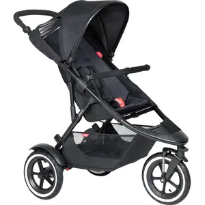 Poussette tout-terrain PHIL&TEDS - Sport Noire - Pneus 12 pouces