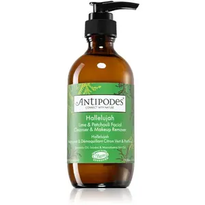 Hallelujah Nettoyant & Démaquillant Citron Vert & Patchouli ANTIPODES 200 ml pas cher