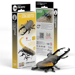 Fat Brain Toys Eugy Hirschkäfer Öko 3D-Puzzle (34 pièces)