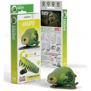 Teka Papagei Kakapo Eugy Öko-Puzzle 3D (3 pièces) pas cher