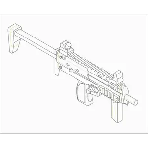 Trumpeter Mp7a1 (6 Par Boîte) - Trumpeter Tu00523-TrumpeterVendu parrakuten