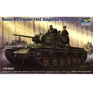 Trumpeter Kv-1 Modèle 1942 À Tourelle Simplifiée - Trumpeter Tu00358-Trumpeter pas cher