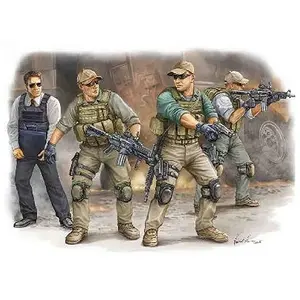 Trumpeter 00420 Kit de modélisme PMC en Iraq - Protection VIP pas cher
