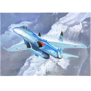 Trumpeter Maquette Avion : Chasseur Russe Su-27 Flanker B-Trumpeter pas cher
