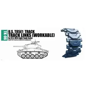 Trumpeter 02036 Kit de modélisme U.S. T85E1 pour réservoir lumineux M24 (late) pas cher