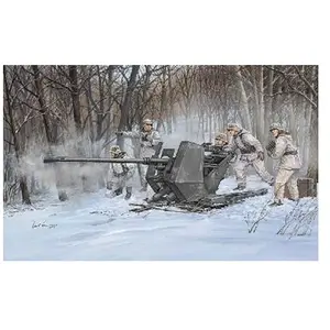 Trumpeter - Canon anti-aérien allemand - FlaK 37 3.7 cm pas cher