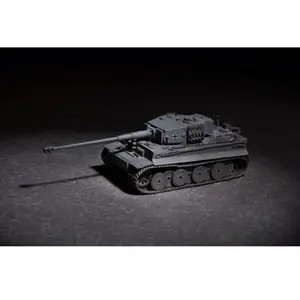 Trumpeter 07164 German Tiger avec 88 mm kwk L/71 Kit de modélisme Gris pas cher