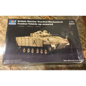 Trumpeter 07102 modèle Kit British Warrior Tracked Mech. Combat VEH. pas cher