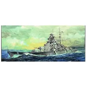 Trumpeter Maquette Bateau : Cuirassé Allemand Bismarck 1941-Trumpeter pas cher