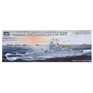 Trumpeter - Cuirassé français Jean Bart 1950 pas cher