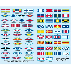 Trumpeter 1/200 Ships for Decal / WW2 Signal Flag (Set of 2) (Japan Import) pas cher