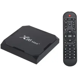 X96 Max Plus TV Box S905X3 Chipset 64 bits Quad-Core -Cortex-A55 - 2Go+16Go - Android 9.0 8K 4K Lecteur multimédia 2.4G WiFiVendu parcdiscount