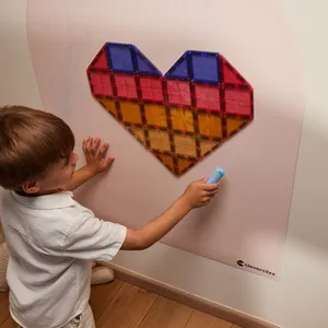 Cleverclixx Sticker mural magnétique Dream Pink pas cher