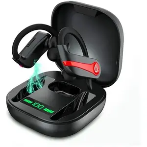 Ecouteur Bluetooth Sport IPX7 Étanche Écouteurs sans Fil 3D Hi-FI Stéréo avec Micro Intégré, Anti-Bruit CVC 8.0