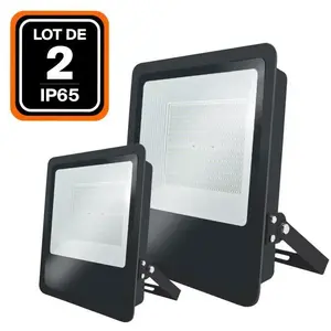 EUROPALAMP Lot de 2 Projecteurs LED Industriel MOON 500WVendu parcdiscount