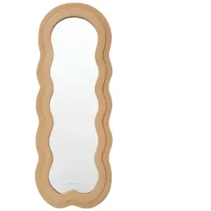 Flamingueo Grand Miroir Mural - Vague Decoration Chambre et Maisons Mi... pas cher