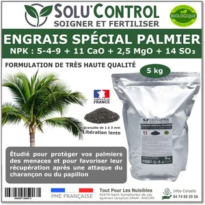 TOUT POUR LES NUISIBLES Engrais spécial palmier 5 kg - solucontrol pas cher