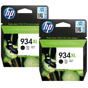 HP 934XL Cartouches Noir Lot de 2 pas cher
