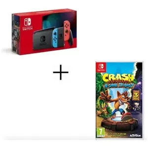CONSOLE NINTENDO SWITCH + CRASH TRILOGY pas cher
