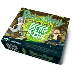 Escape box Rick et Morty. Panique dans le Minivers. Avec 40 cartes, 1 ... pas cher