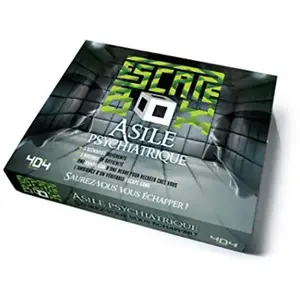 Escape Box Asile psychiatrique - Escape game adulte de 3 à 6 joueurs -... pas cher