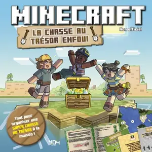ISBN 404 Editions Minecraft - La chasse au trésor enfoui - Pochette pas cher