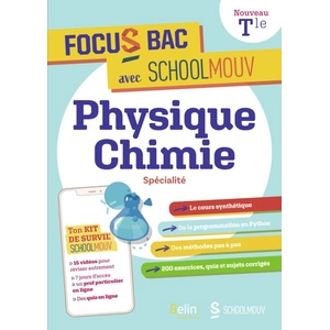 ISBN Belin Éducation Physique-Chimie Spécialité Tle pas cher