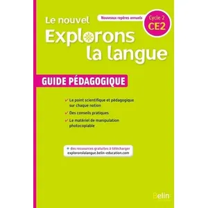 Comparateur de prix : Belin Éducation Français Ce2 - Guide Pédagogique