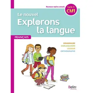 ISBN Belin Éducation Français Cm1 Le Nouvel Explorons La Langue pas cher