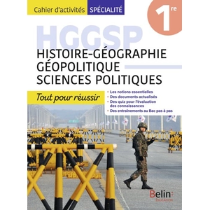 Comparateur de prix : Belin Éducation Histoire-géographie géopolitique sciences politiques 1re Cahier d'activités spécialité: Tout pour réussir