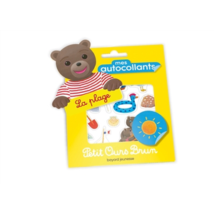 Bayard Jeunesse Mes autocollants Petit Ours Brun - La plage pas cher