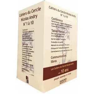 Coffret 10 vol cahiers du cercle nicolas andry pas cher