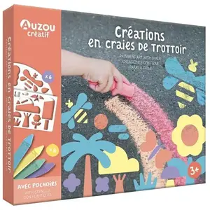 Auzou Éditions Créations en craies de trottoir pas cher