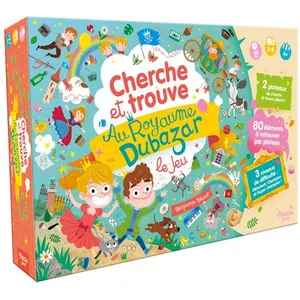 Jeu de société Auzou Cherche et trouve au Royaume Dubazar pas cher