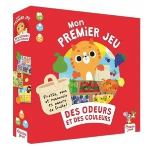 Jeu d'ambiance - Auzou - Mon Premier Jeu des Odeurs et des Couleurs - Blanc pas cher