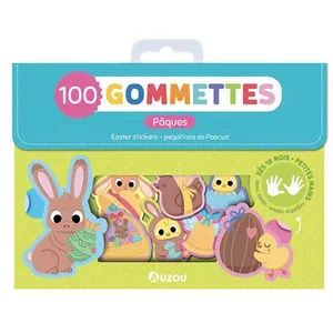 Auzou Éditions Pâques: 100 gommettes pas cher