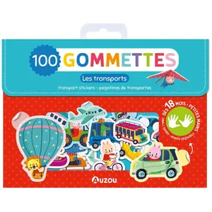 Auzou Éditions Ma pochette de 100 gommettes Transports pas cher