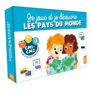 Auzou Éditions Je joue et je découvre les pays du monde pas cher