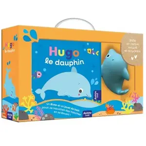 Auzou Éditions Coffret Mon premier livre de bain Hugo le dauphin