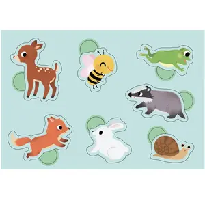 Ma pochette 100 gommettes Les bébés animaux pas cher
