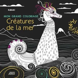 Vagnon Du Plaisancier Eds Mon grand coloriage créatures de la mer pas cher