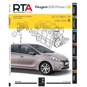 ETAI Revue technique auto pour PEUGEOT: 208 (Ref: 27210) pas cher