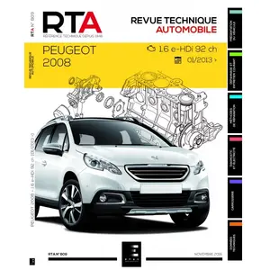 ETAI Revue technique auto pour PEUGEOT: 2008 (Ref: 26375) pas cher