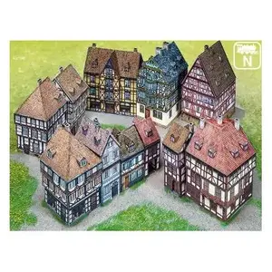 Bouwplaat Karton Freienstadt 1:160 pas cher
