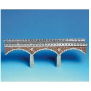Bouwplaat Spoor brug pas cher