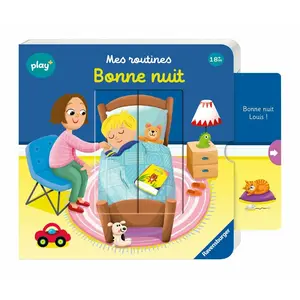 Ravensburger play+, Mes routines - Bonne nuit , Livre, Premier âge, bébé pas cher