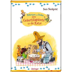 Oetinger Eine Geburtstagstorte für die Katze, Livre pour enfants de Sven Nordqvist pas cher