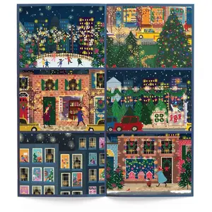 Galison Joy Laforme - Lumières d'Hiver - 12 Jours de Puzzles 80 Pièces - Compte à Rebours des Fêtes 37878 pas cher