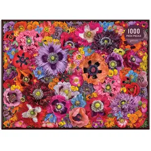 Galison Bees in the Poppies 1000 Piece Puzzle pas cher